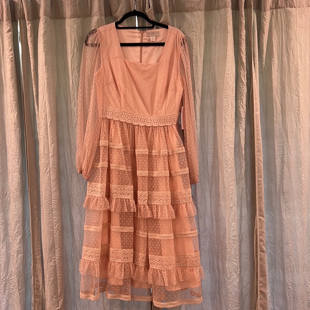Brand new Rachel parcel baby pink dress